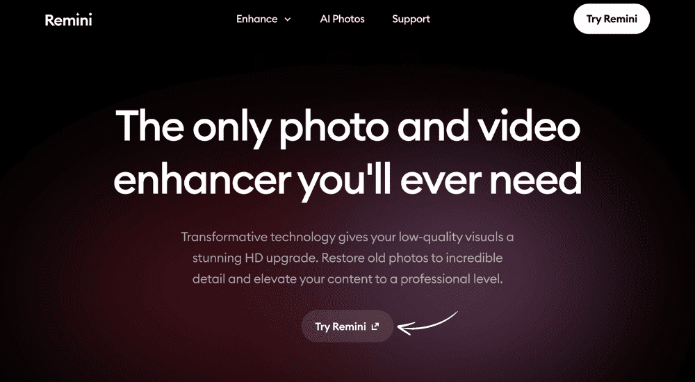 Remini: AI Image Enhancer